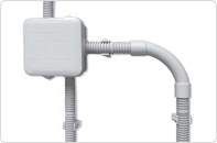 Пример монтажа с угловым соединителем